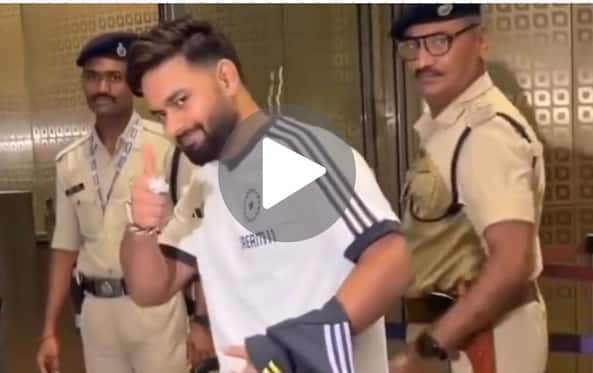 [Watch] 'Jeet Ke Aana': Rishabh Pant Responds To Paps As IND Leaves For T20 WC